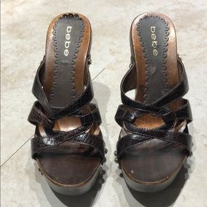 Bebe wedge sandal